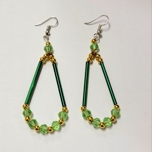 Emerald Green Earrings